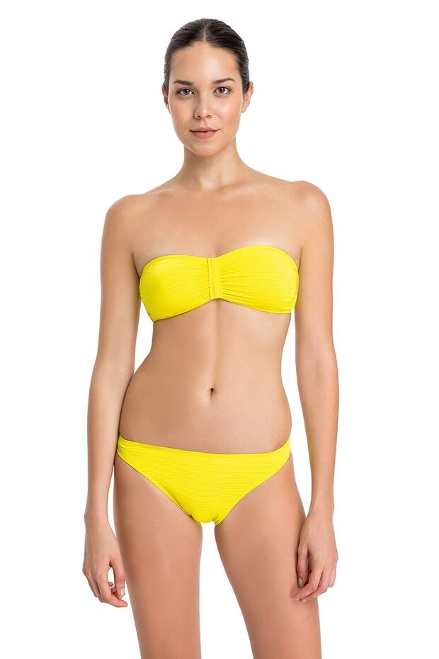 Sarı Tek Bikini Alt - 1