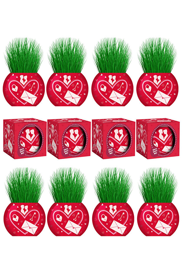 Grass Man Love Love 12 Pieces Gift for Lover Concept Valentine's Day Gift