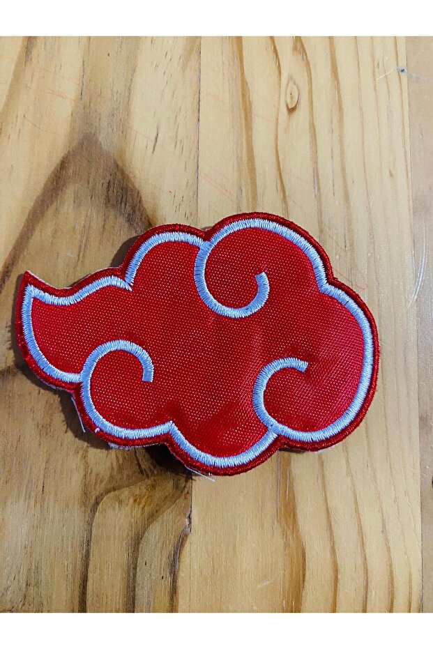 رقعة حجاب مطرزة على شكل سحابة من ناروتو أكاتسوكي (9 × 6 سم) - 1