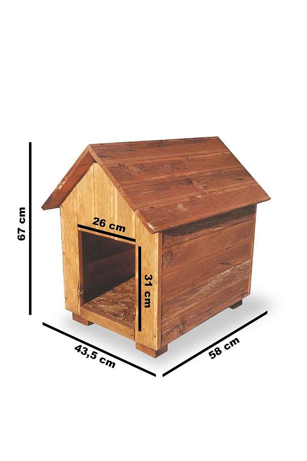 Köpek Kulübesi Ahşap Köpek Evi Köpek Yuvası 2023 - 4