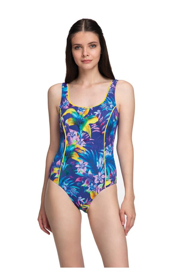 Sarı U Yaka Mayo - 1