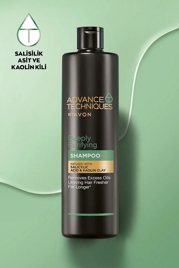 Depply Purifying Yağlı Saçlar için Arındırıcı Şampuan 400 Ml. Üçlü Set - 3