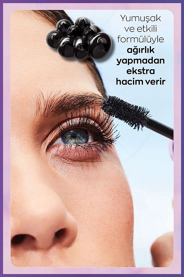Delightfull False Lash Maskara 10 Ml. Blackest Black Üçlü Set - 4