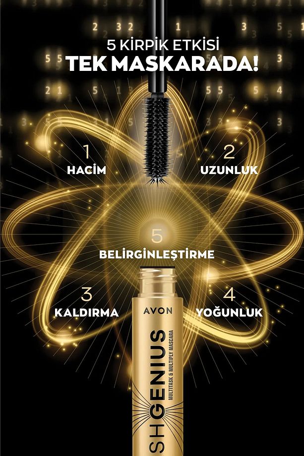 True Lash Genius 5 Etkili Maskara 10 Ml. Modern Navy Üçlü Set - 4
