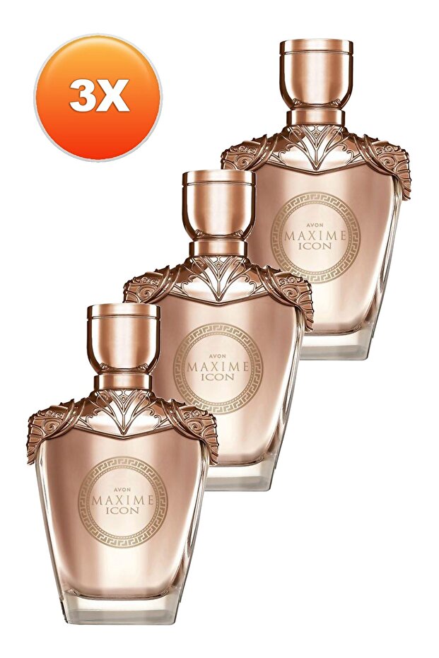 Maxime Icon Erkek Parfüm Edt 75 Ml. Üçlü Set - 2