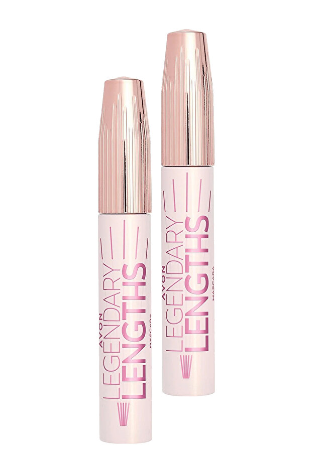 Legendary Lengths Black Mascara that Gives Volume and Length 10 MlSet of Two