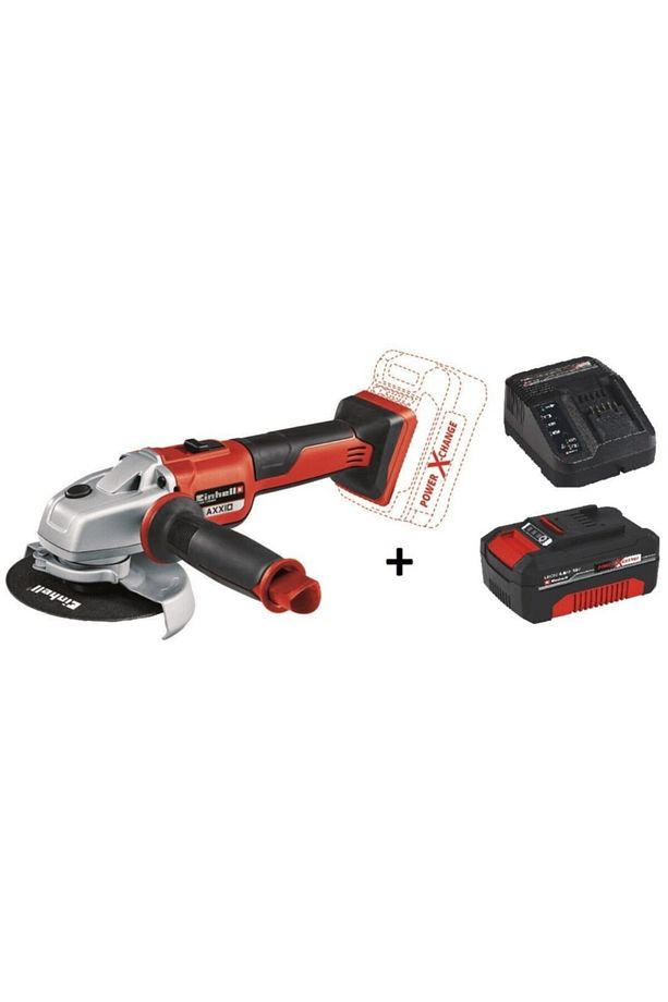 Axxıo 125 Mm Taşlama Makinesi + 4.0 Ah Starter Kit - 1