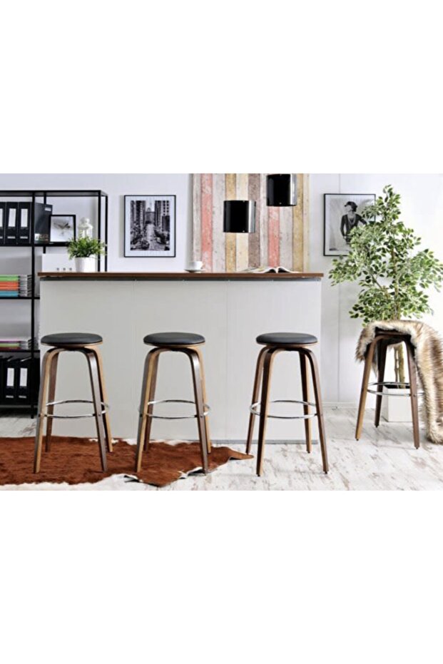 Dönerli Bar Sandalyesi - 1