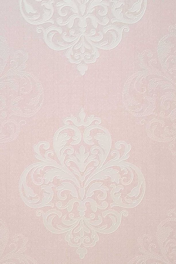 Flamingo 17241 Pembe Damask Desenli Duvar Kağıdı - Tutkal Dahil Fiyatıdır - 1