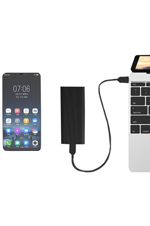 Codmax Type C Usb 3.1 - Nvme M2 Ssd Alüminyum Disk Kutusu Cdg-ssd-10bc - 7