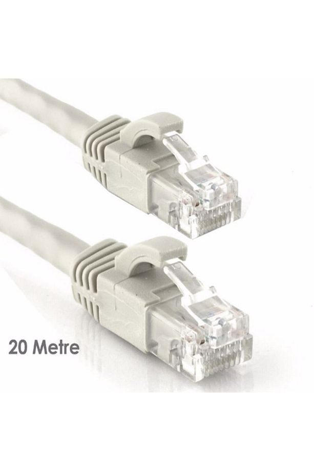 20 Metre Cat 6 Fabrikasyon Internet Data Kablosu ( Rj45 Uc Ethernet Modem ) Yiltech-cat6 - 1