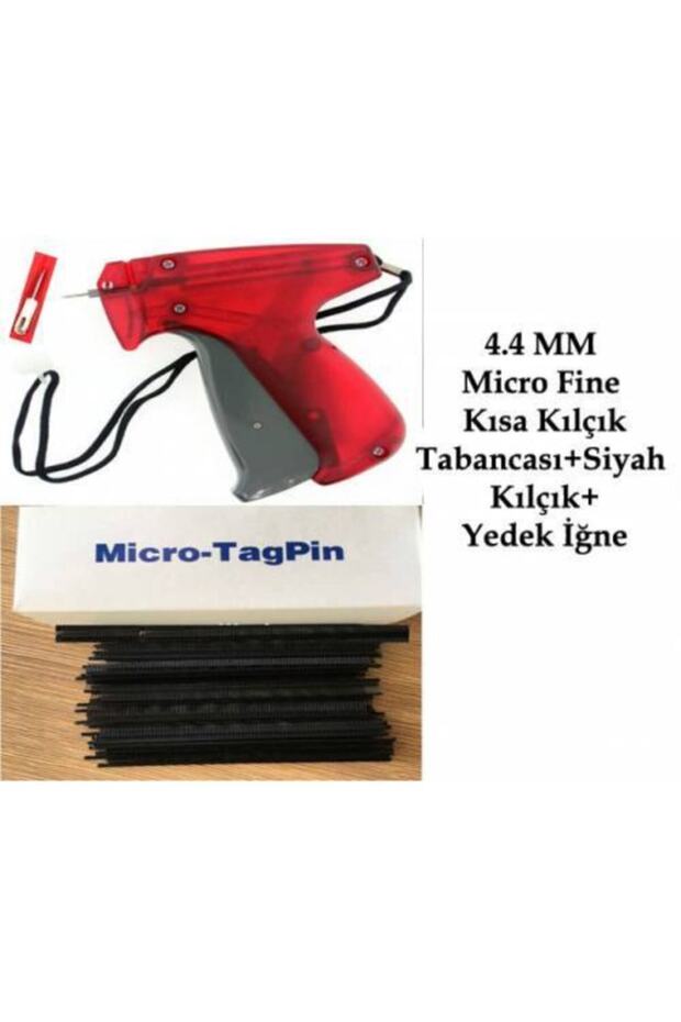 4.4 Mm Micro Fine Kısa Siyah Kılçık Ve Etiket Takma Tabancası (kuaför-takım Elbise) - 1
