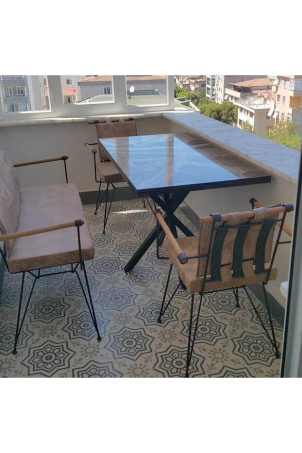 Balkon Teras Kafe Oturma Seti - 2