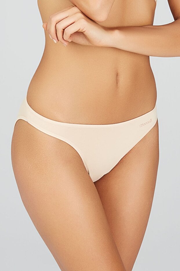 Kadın Basic Super 2'li Bikini Ten - 2