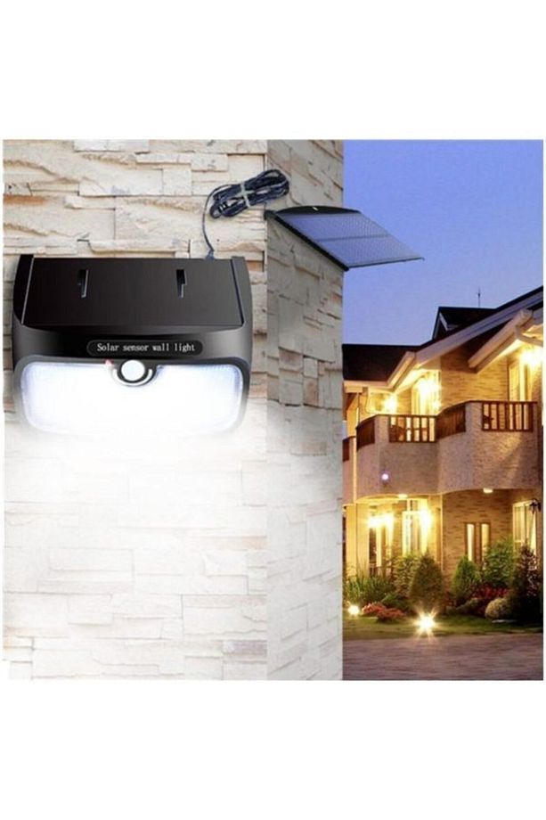 Çıkarılabilir Güneş Paneli Ile Açık Parlak 5w 48 Led Duvar Güneş Hareket Sensörü Işık - 2