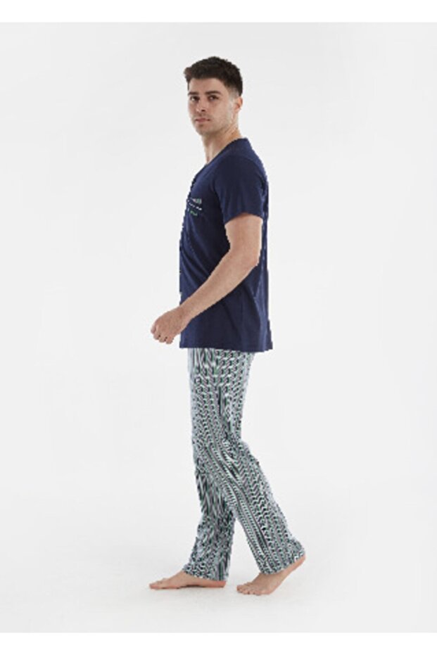 Erkek Pijama Takımı - 10381 - 2
