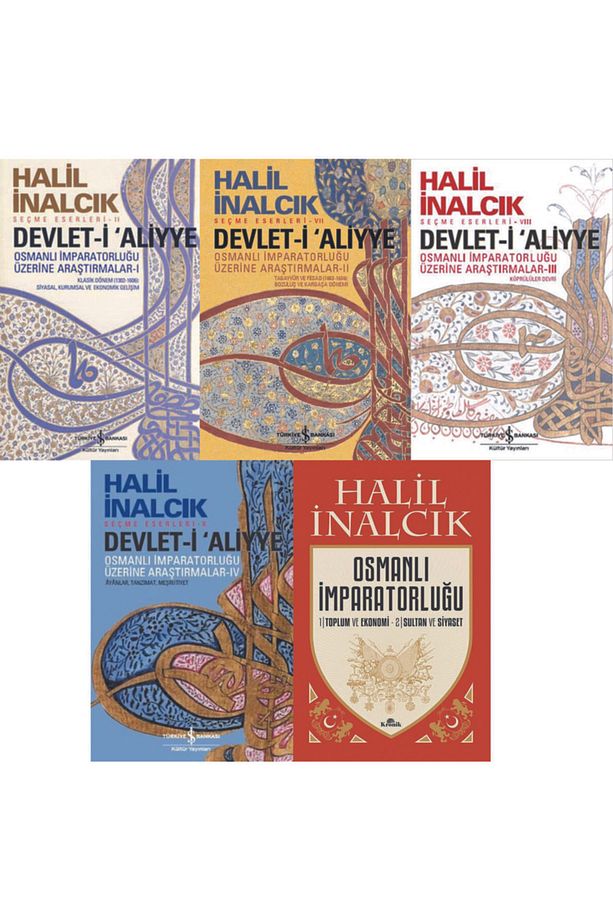 Halil Inalcık Devleti-i Aliyye 1-2-3-4- Osmanlı Imparatorluğu 5 Kitap Set - 1