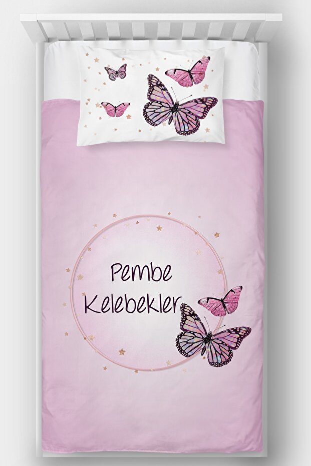 Single Decorative Butterfly Bedspread