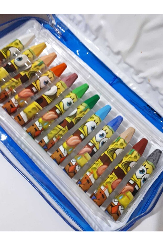 Sünger Bob Pastel Boya 12'li - 3