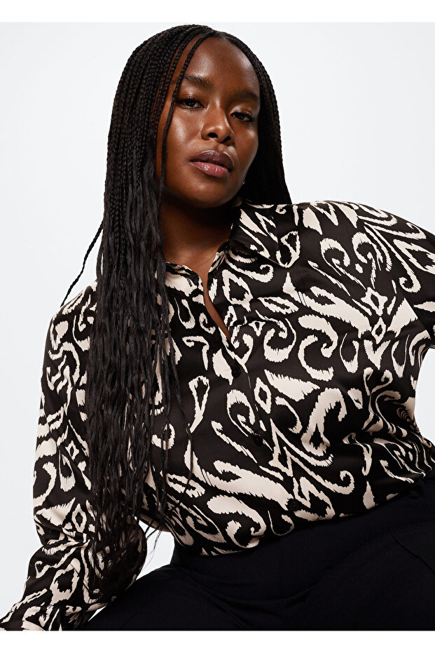 Schwarzes Damenhemd37024399 - 9