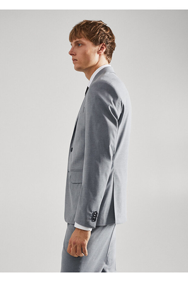 Gray Men's Blazer Jacket47050656 - 7