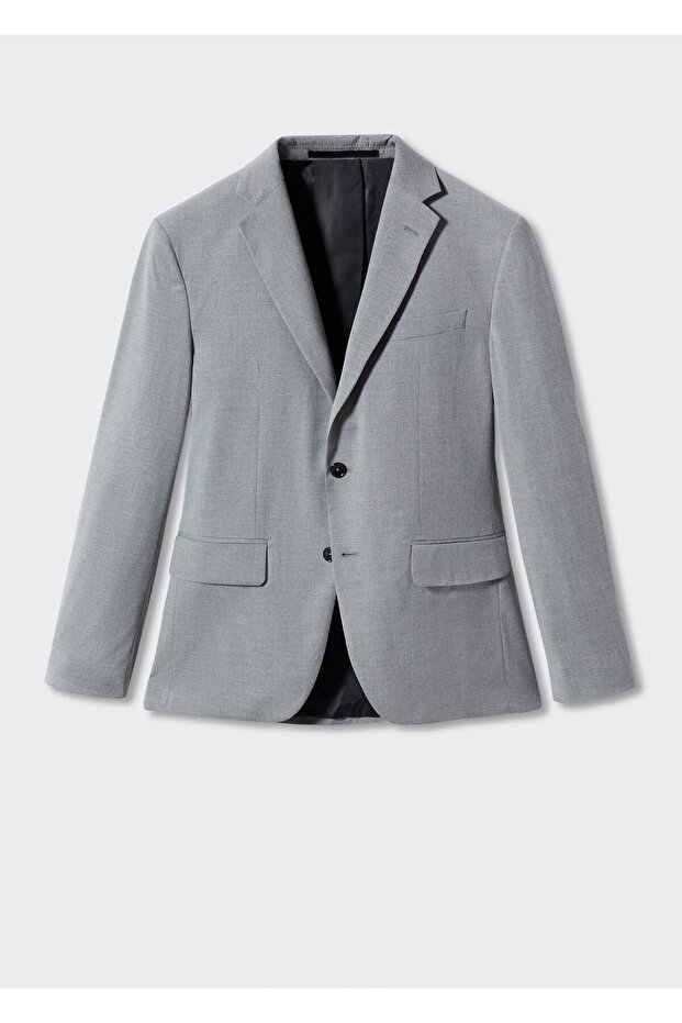 Gray Men's Blazer Jacket47050656 - 3