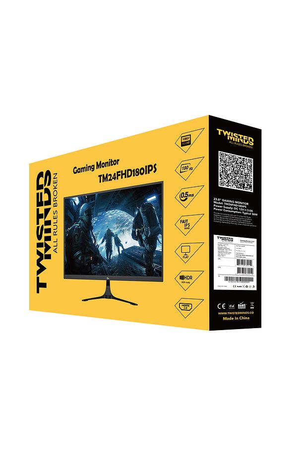 23,8" TM24FHD180IPS FHD 180HZ 0,5MS HDMI DP HDR10 FAST IPS ÇERÇEVESİZ GAMING MONİTÖR - 6
