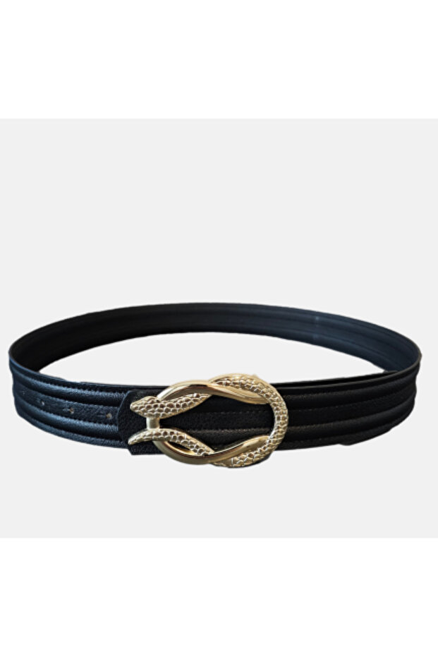 Black Belt with Snake