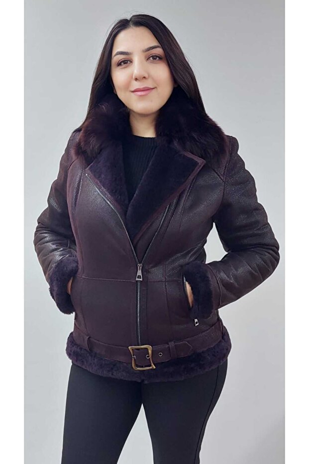 Deri Kürklü Ceket - 4