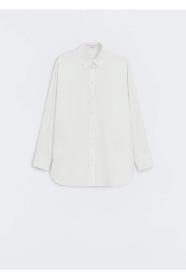 Langes Baumwollhemd - 3