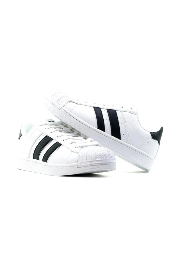 28787 Unisex White Black Anatomical Sole Daily Model Sneakers Shoes