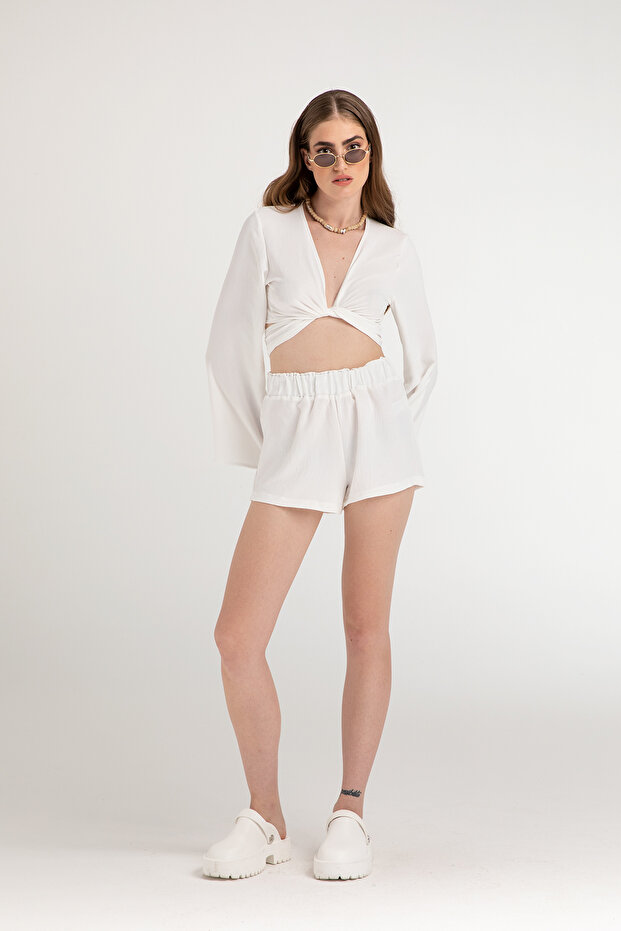Lagom Şort Beyaz - 1