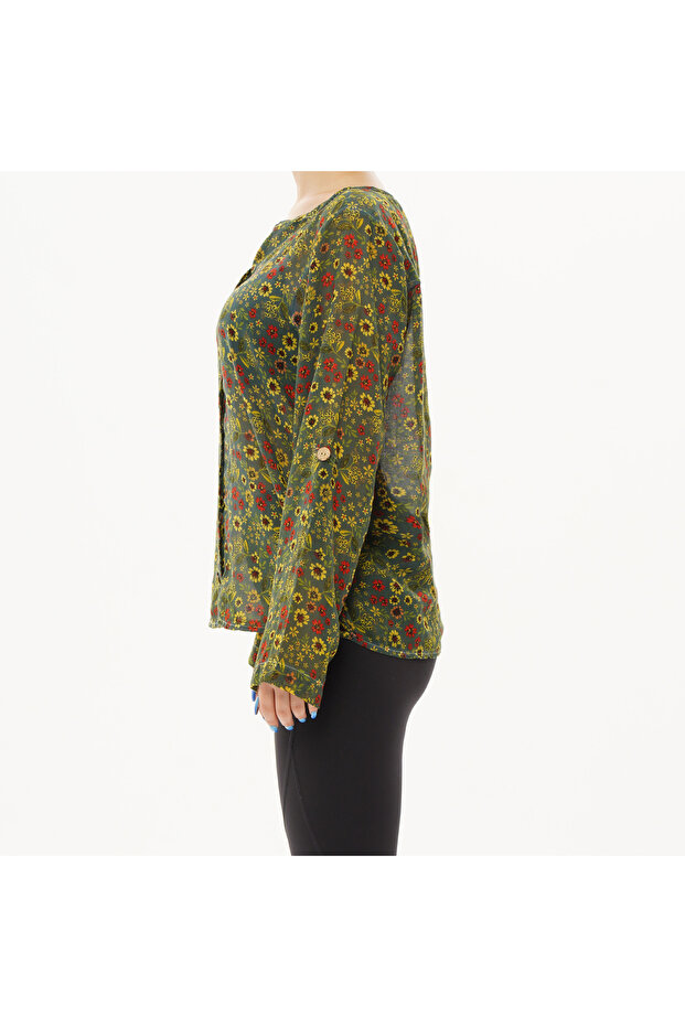 baskılı gömlek - 2