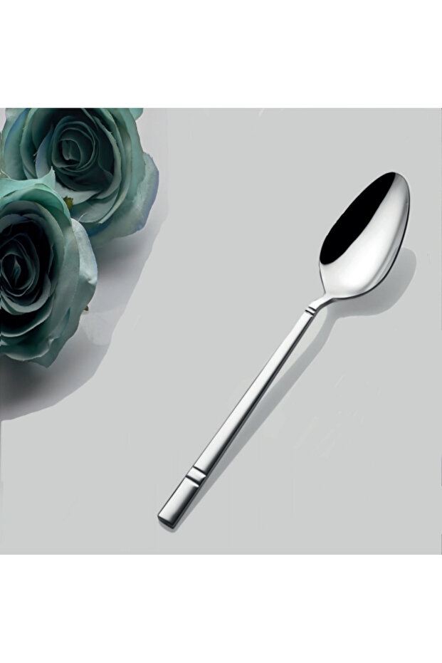 İnter Çelik Erva Model Tatlı Kaşığı 12 Adet - 2