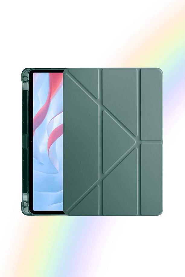 Galaxy Tab A9+ / A9 Plus 11 İnç 2023 Uyumlu Fuchsia Kalem Bölmeli Akıllı Tablet Kılıfı - 1