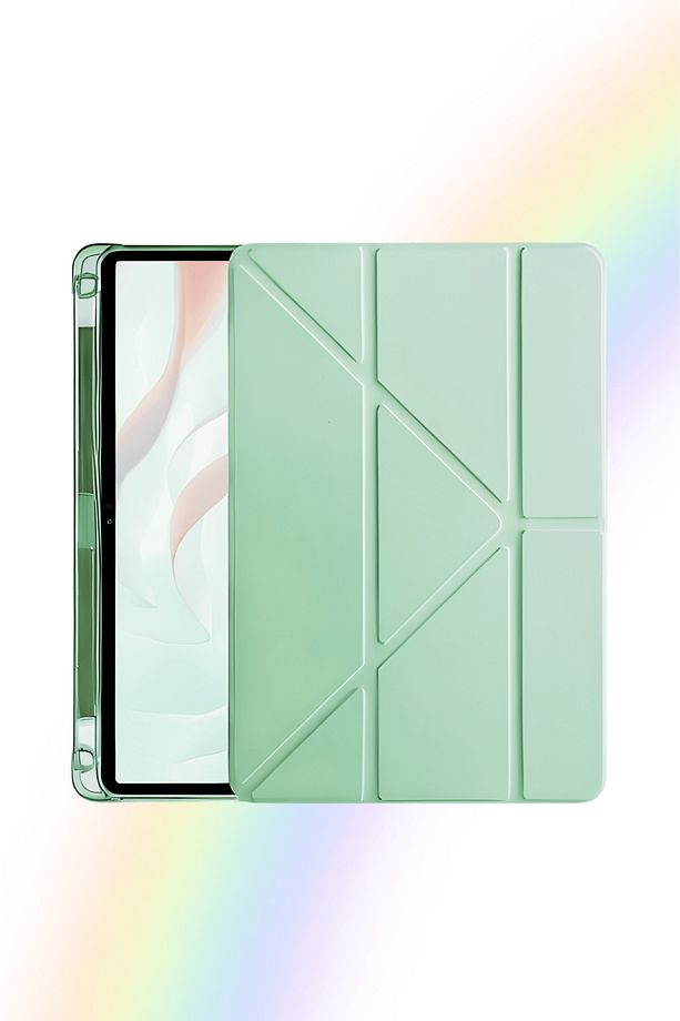 Galaxy Tab A9+ / A9 Plus 11 İnç 2023 Uyumlu Fuchsia Kalem Bölmeli Akıllı Tablet Kılıfı - 1