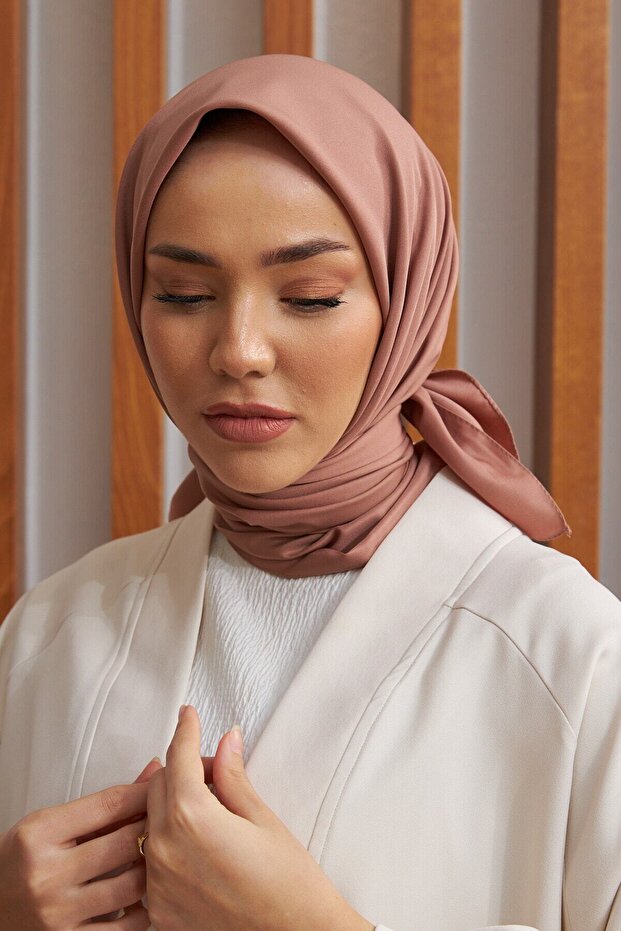 Solid Color Twill Scarf - 5