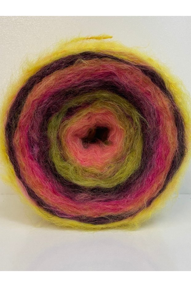 Knitting Yarn Moher Florya 2.2 mm Multi-Colored Gradient Balls 100Gr