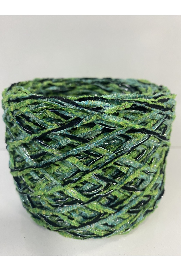 Glittery oves with velvet green transition 100g