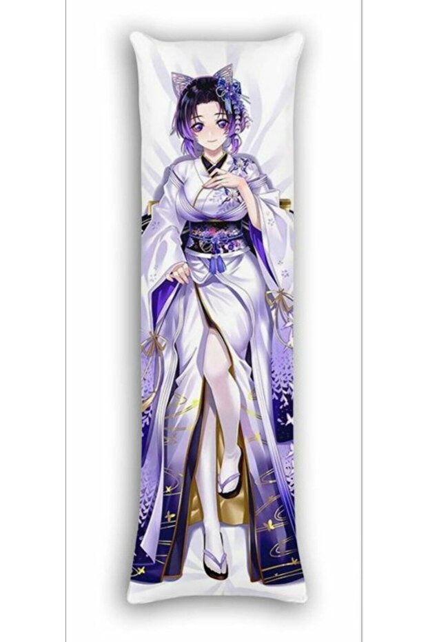 Anime Demon slayer- Shinobu kocho 1 no patterned Hugging Pillow Case