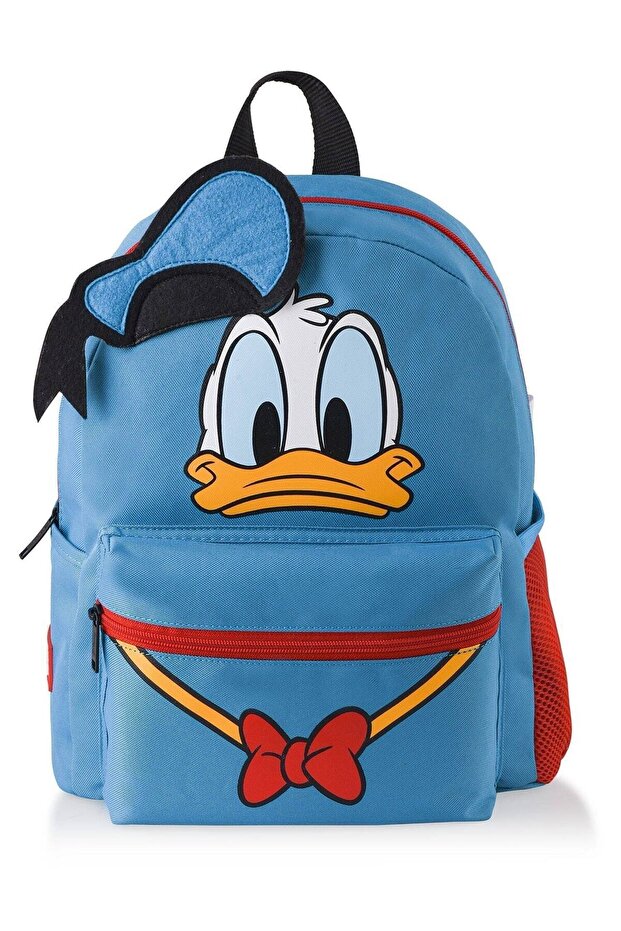 Met Bag Donald Kindergarten Loop Happy Face Backpack Blue-Red