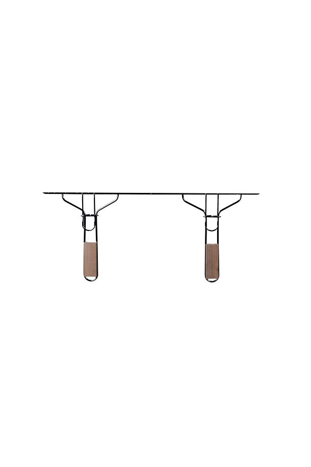 63x40 Krom Kaplamalı Çift Saplı Izgara - 3
