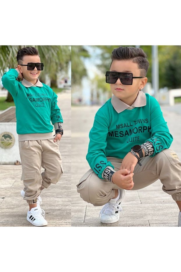 Boy's Gabardine Pants and Sweat Suit MV251