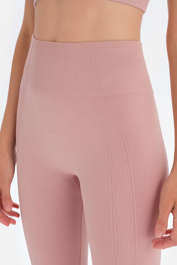 Gül Kurusu Kadın Seamless Tayt 1 - 6