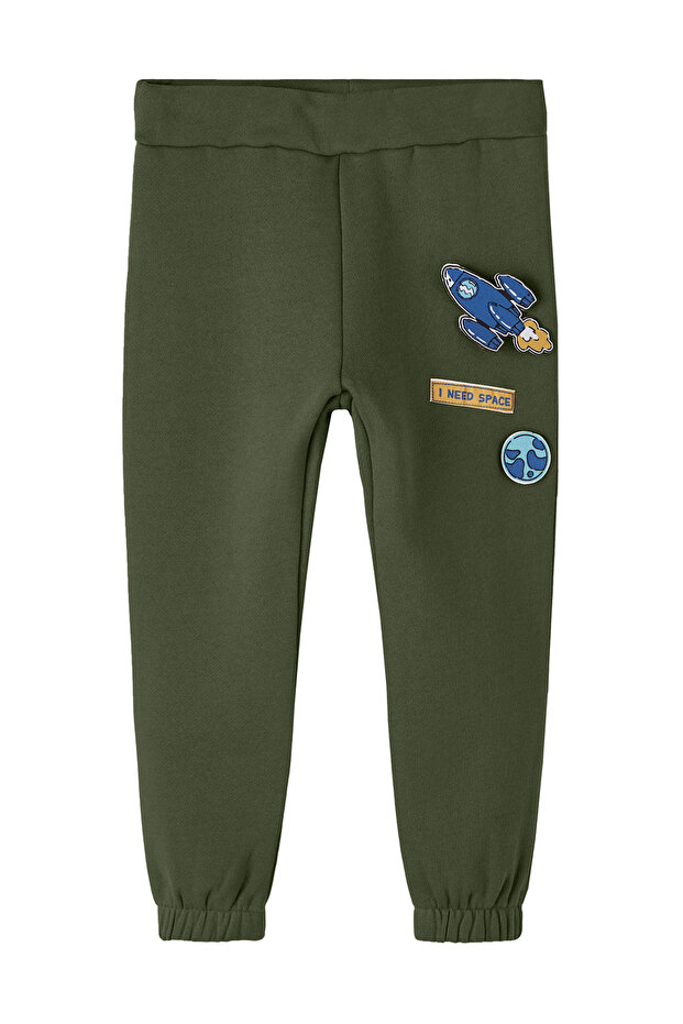 100% Cotton Boy's Space Stickered Tracksuit Bottom