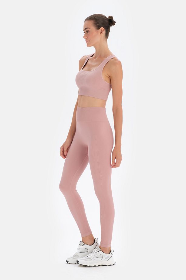 Gül Kurusu Kadın Seamless Tayt 1 - 3