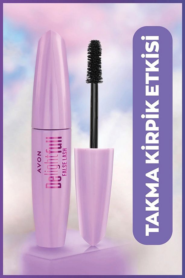 Delightfull False Lash Maskara 10 Ml. Blackest Black Üçlü Set - 3