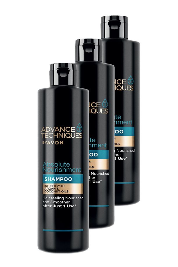 Advance Techniques Argan Yağı İçeren Besleyici Şampuan 400 Ml. Üçlü Set - 1
