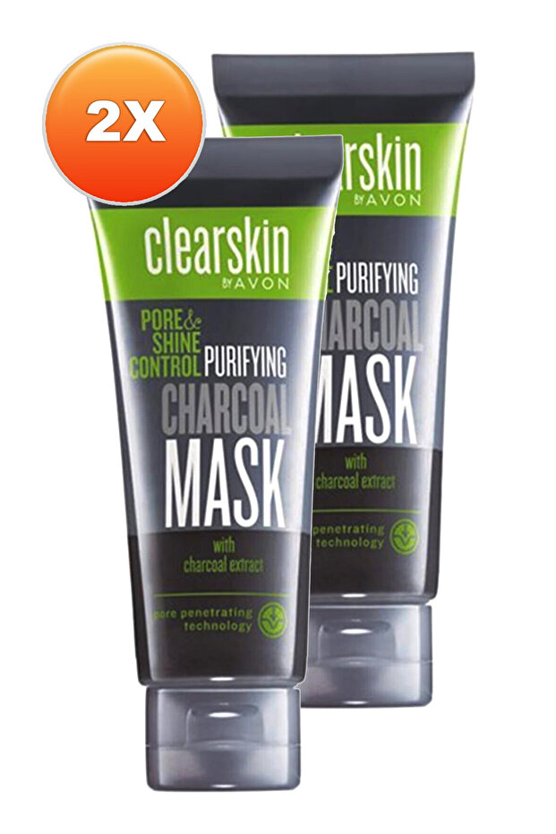 Clearskin Pore Shine Charcoal Mask 75 MlSet of Two