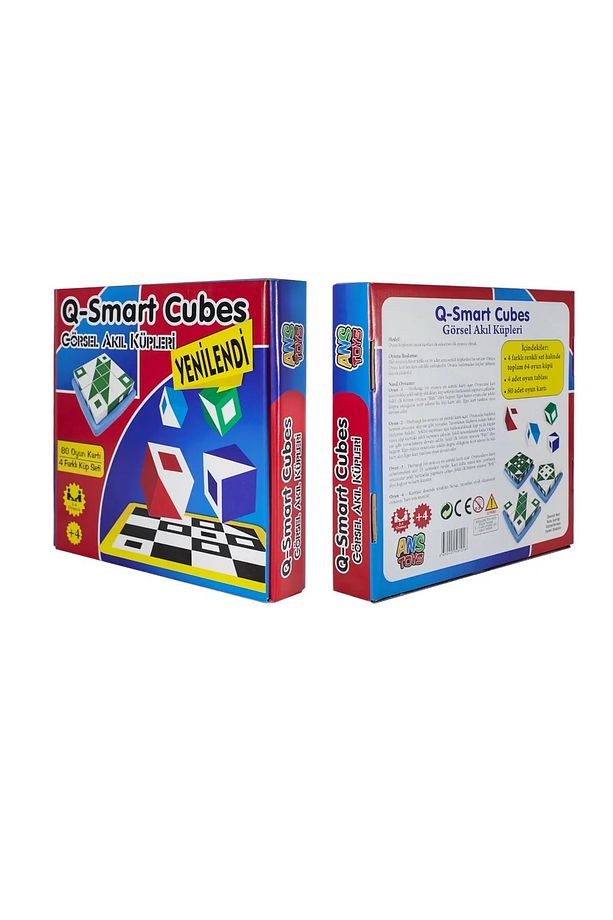 Q-boxx Cubes Qbitz Görsel Akıl ve Zeka Küpleri (YENİLENDİ) Q-bitz Q-smart Q Smart Küp Oyunu - 1
